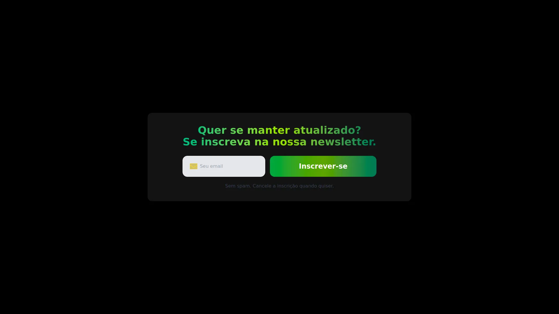 Screenshot da aplicação submetida