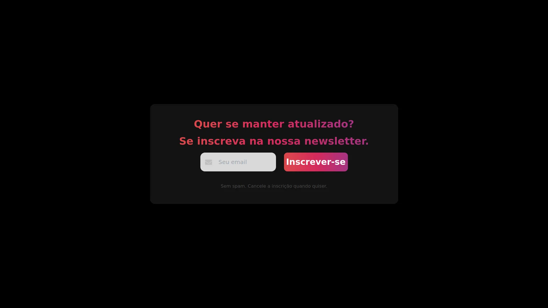 Screenshot da aplicação submetida