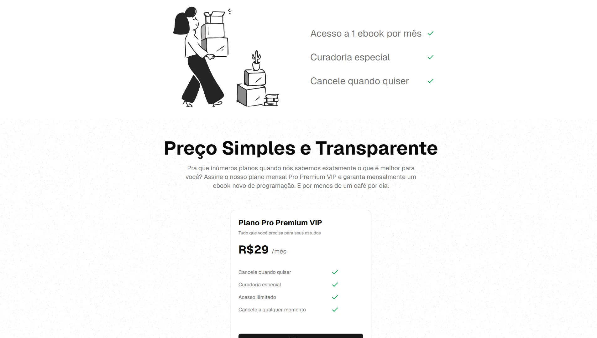 Screenshot da aplicação submetida